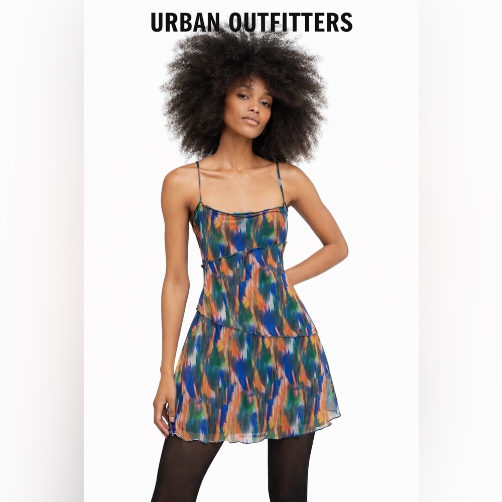 Urban Outfitters Mesh Slip Dress